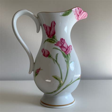 givenchy rose fine porcelain|Givenchy Rose Pitcher & Wash Bowl Fine Porcelain .